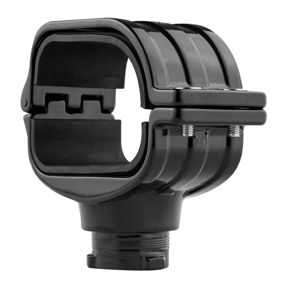 Bronco 6th Gen Roll Bar Audio Bundle – 8" Marine Tower Speakers with RGB LED Lights, OEM Roll Bar Mounting Clamps