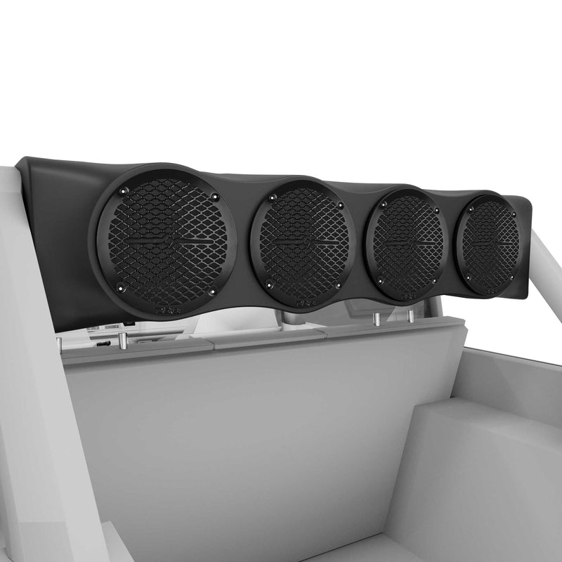 Bronco 6th Gen Rear Overhead Soundbar Loaded – 6 Coaxial Midrange Speakers, Dual Hybrid Tweeters & Multi-Channel Amplifier