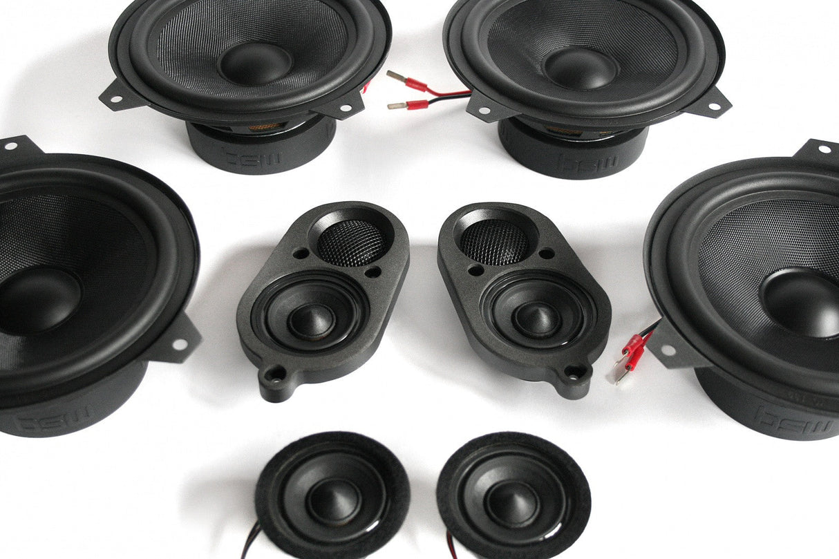 Bavsound Stage One Speaker Upgrade for E46 Coupe with Standard Hi-Fi Bavsound LLC