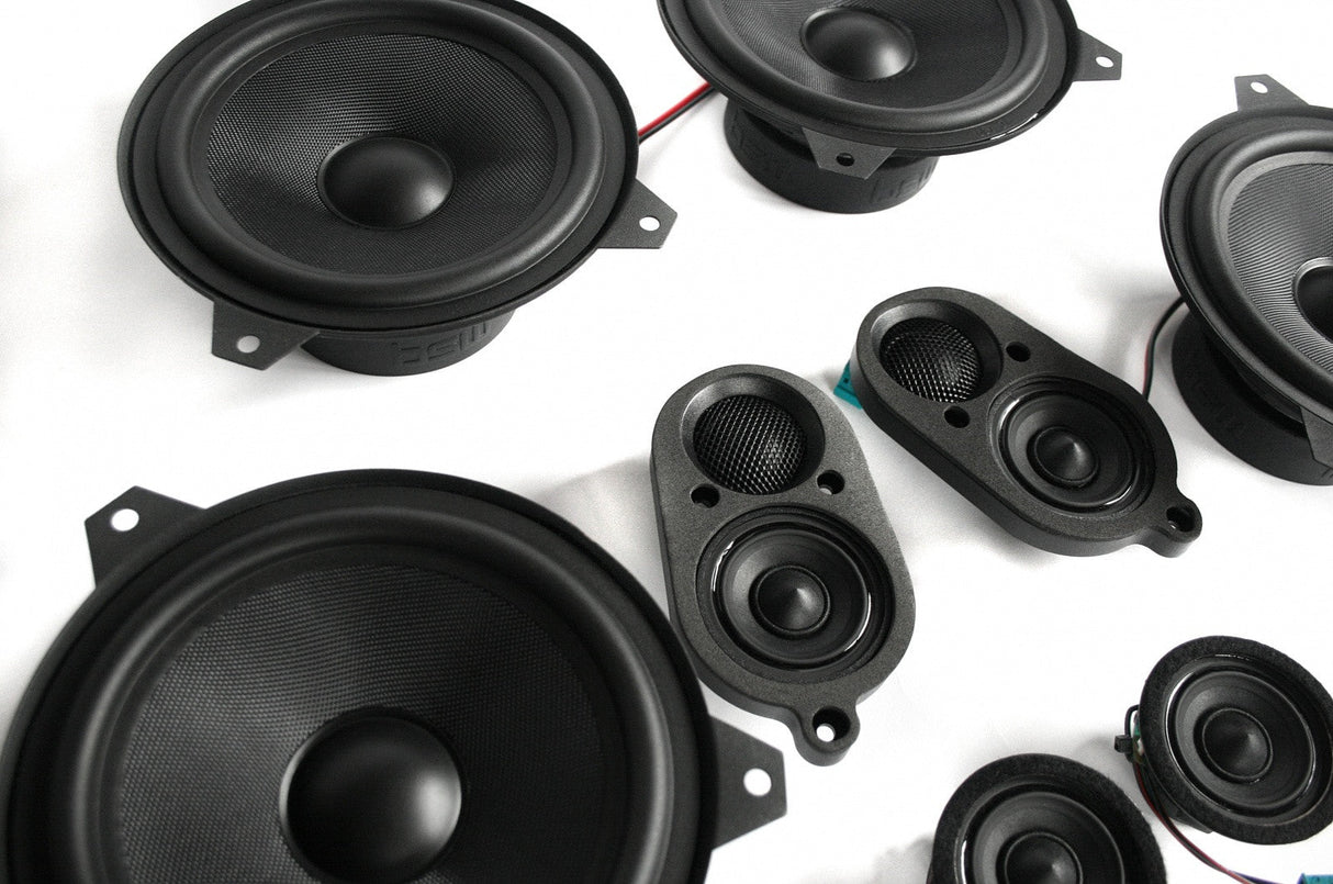 Bavsound Stage One Speaker Upgrade for E46 Coupe with Standard Hi-Fi Bavsound LLC