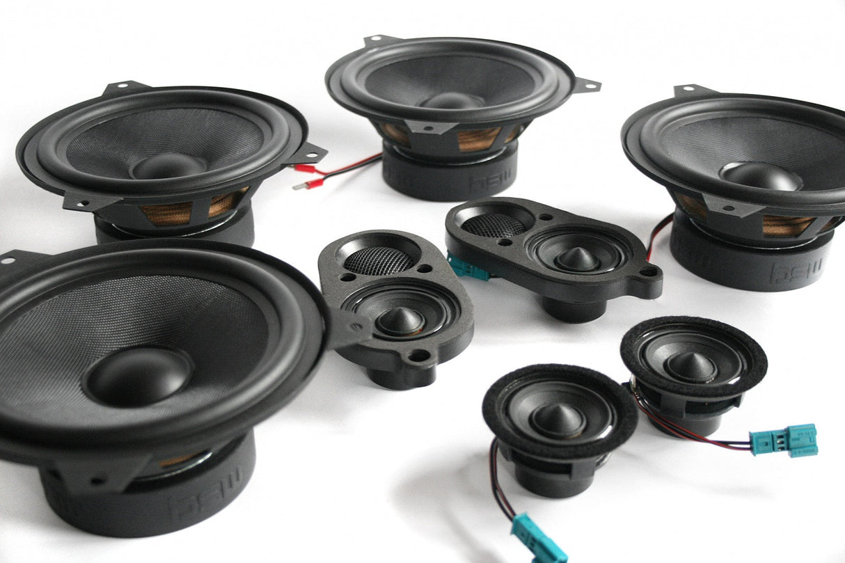 Bavsound Stage One Speaker Upgrade for E46 Coupe with Standard Hi-Fi Bavsound LLC