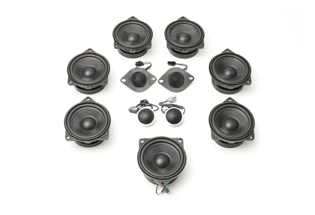 Stage One BMW Speaker Upgrade for E60/E61 Sedan/Wagon with Premium Top Hi-Fi Bavsound LLC
