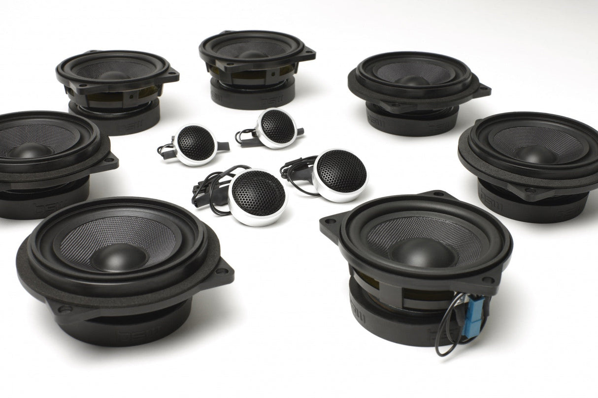 Stage One BMW Speaker Upgrade for E63 Coupe with Premium Top Hi-Fi Bavsound LLC