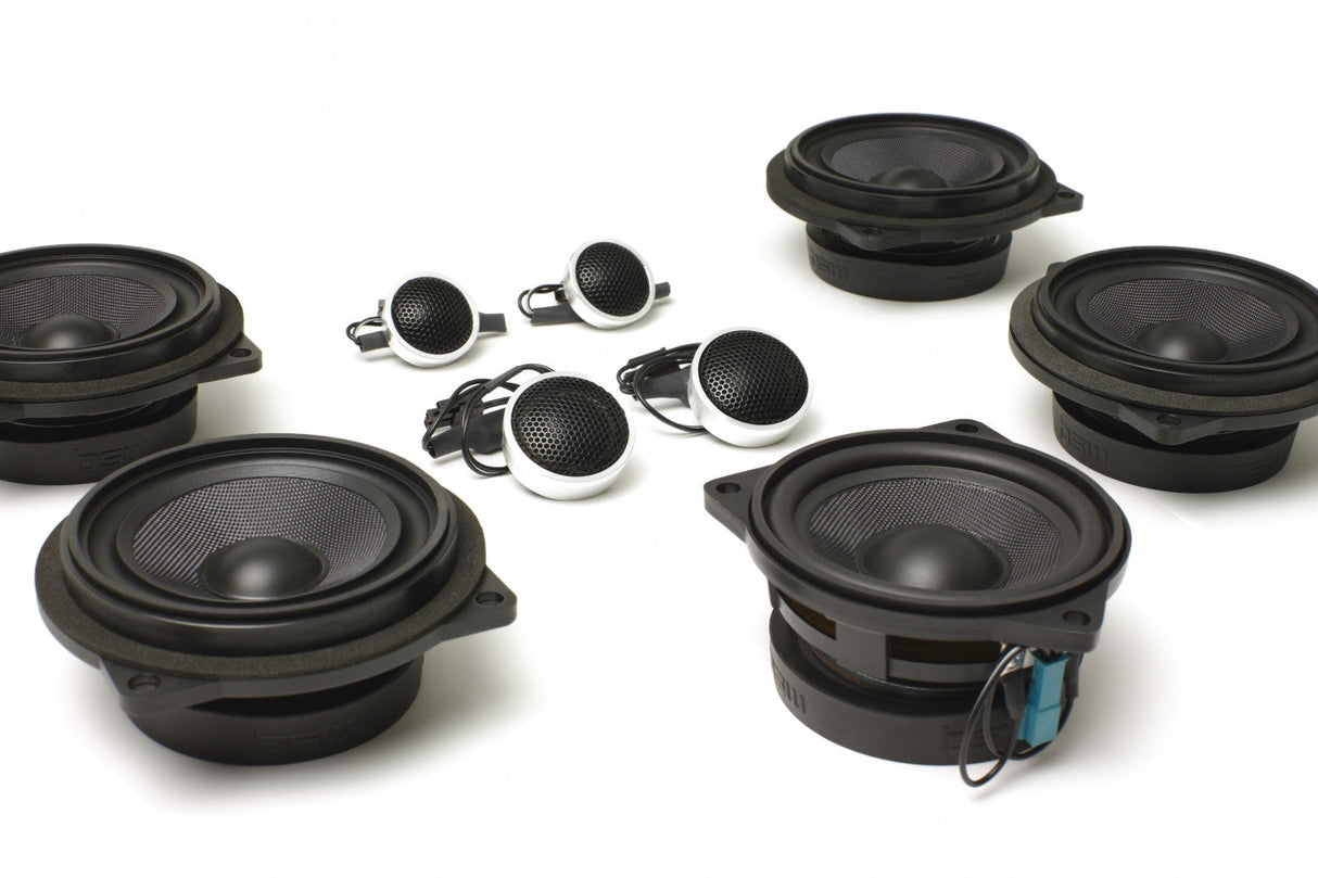 Stage One BMW Speaker Upgrade for E64 Convertible with Premium Top Hi-Fi Bavsound LLC