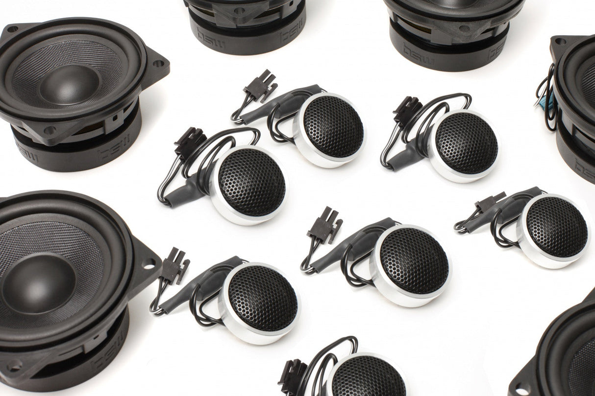 Stage One BMW Speaker Upgrade for E70/E71 X5/X6 with Premium Top Hi-Fi Bavsound LLC