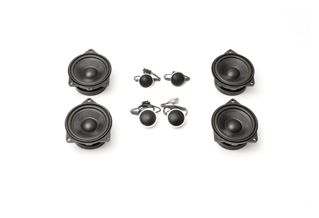 Stage One BMW Speaker Upgrade for E83 X3 with Premium Top Hi-Fi Bavsound LLC