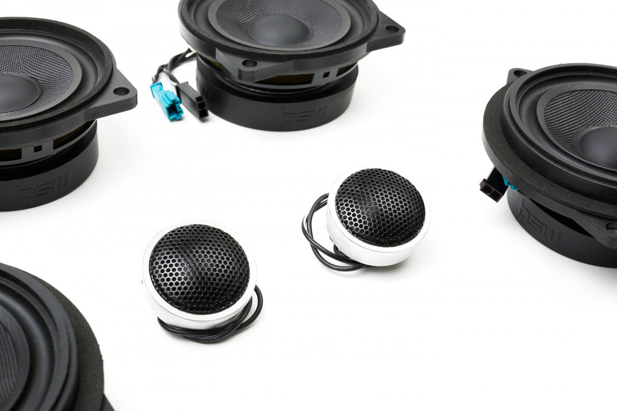 Stage One BMW Speaker Upgrade for E84 X1 with Standard Hi-Fi/Premium Top Hifi Bavsound LLC