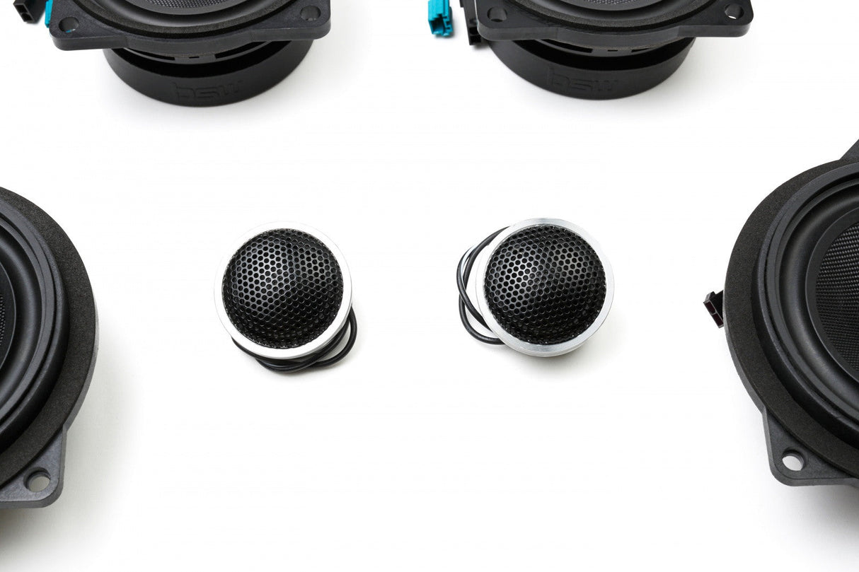 Stage One BMW Speaker Upgrade for E84 X1 with Standard Hi-Fi/Premium Top Hifi Bavsound LLC