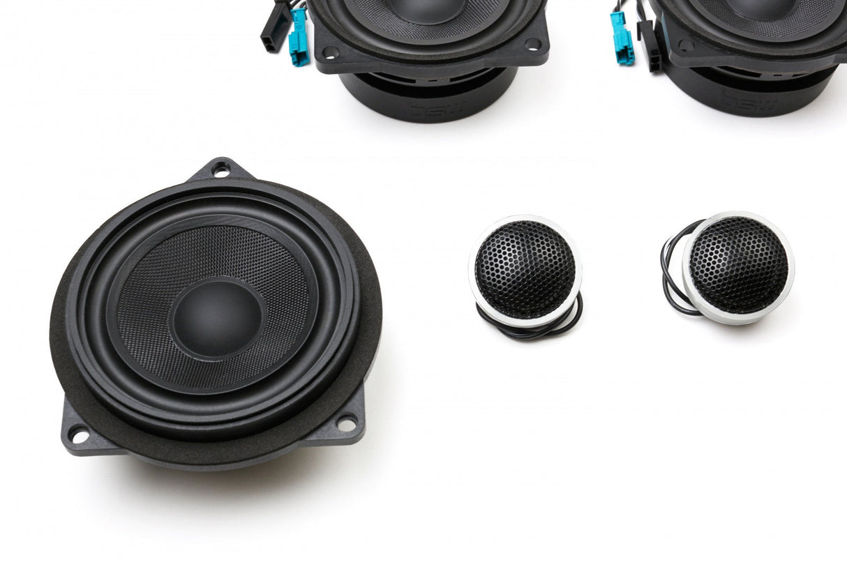 Stage One BMW Speaker Upgrade for E84 X1 with Standard Hi-Fi/Premium Top Hifi Bavsound LLC