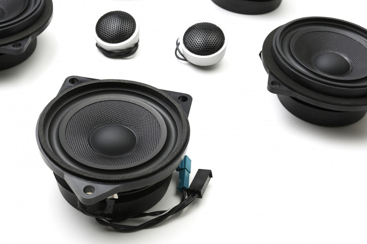 Stage One BMW Speaker Upgrade for E90 Sedan with Premium Top Hi-Fi Bavsound LLC