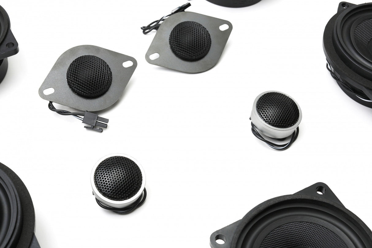 Stage One BMW Speaker Upgrade for E90 Sedan with Premium Top Hi-Fi Bavsound LLC