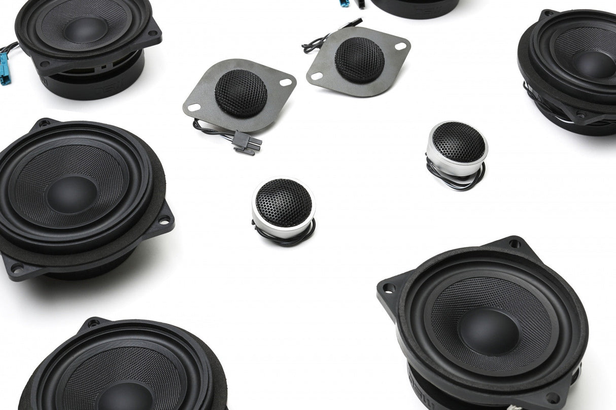 Stage One BMW Speaker Upgrade for E90 Sedan with Premium Top Hi-Fi Bavsound LLC