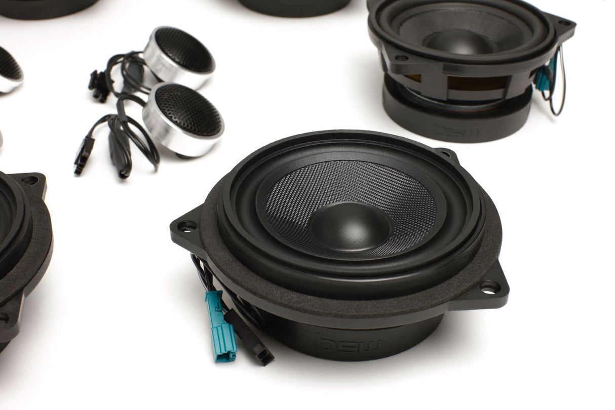 Stage One BMW Speaker Upgrade for E93 Convertible with Premium Top Hi-Fi Bavsound LLC