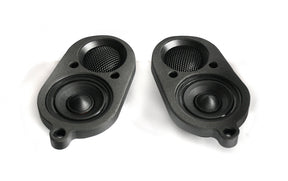 Part: BAVSOUND 65mm Midrange + 25mm Silk Tweeter + Integrated Mounting Plate, E46 Coupe / Conv. Harman Kardon, Pair Bavsound LLC