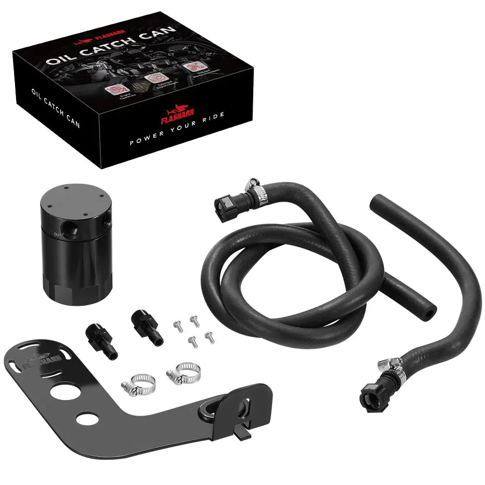 Baffled Oil Catch Can PCV Side for 2010-2015 Chevrolet Camaro SS (Automatic)