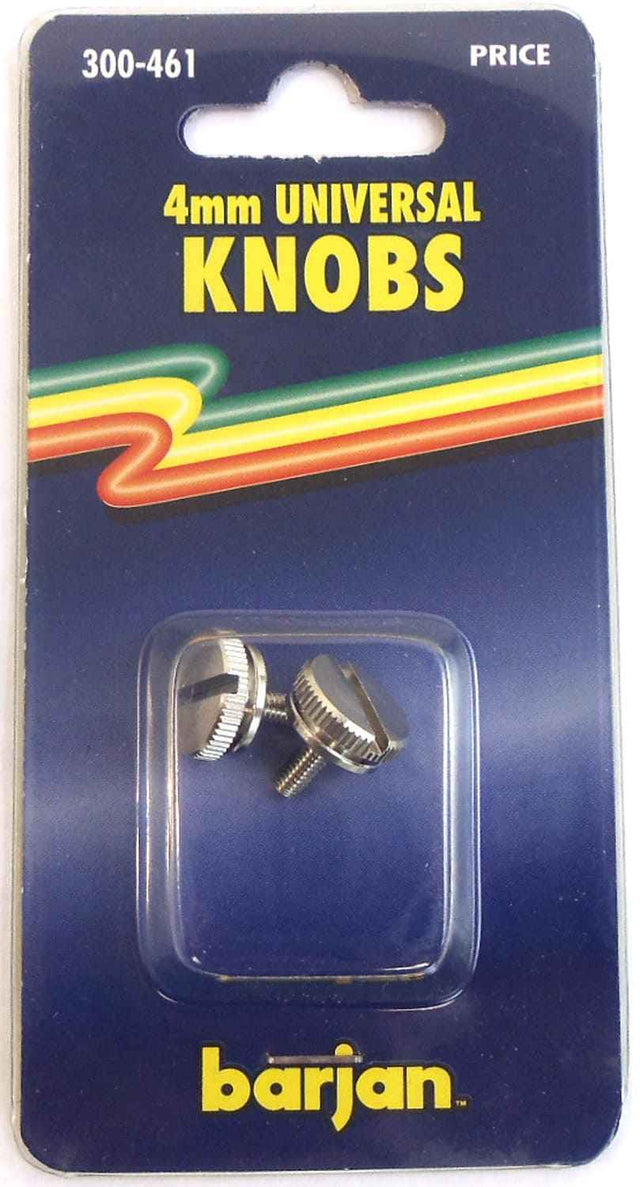 Barjan Universal 4mm Metal Replacement Side Knob Pair 300461 TekShack