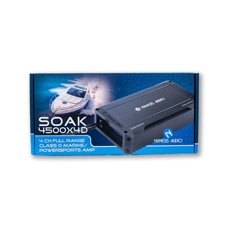 Nemesis Audio SOAK-4500X4D 4-Channel Marine Amplifier