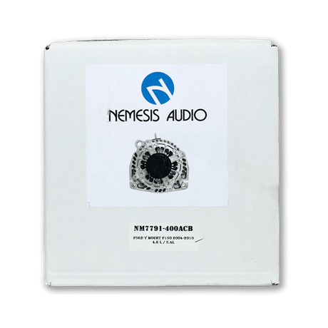 Nemesis Audio NM7791-400ACB 400 Amp High Output Alternator – Ford F150 Nemesis Audio