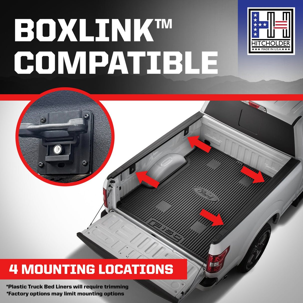 Hitcholder™ Receiver - Ford BoxLink My Store