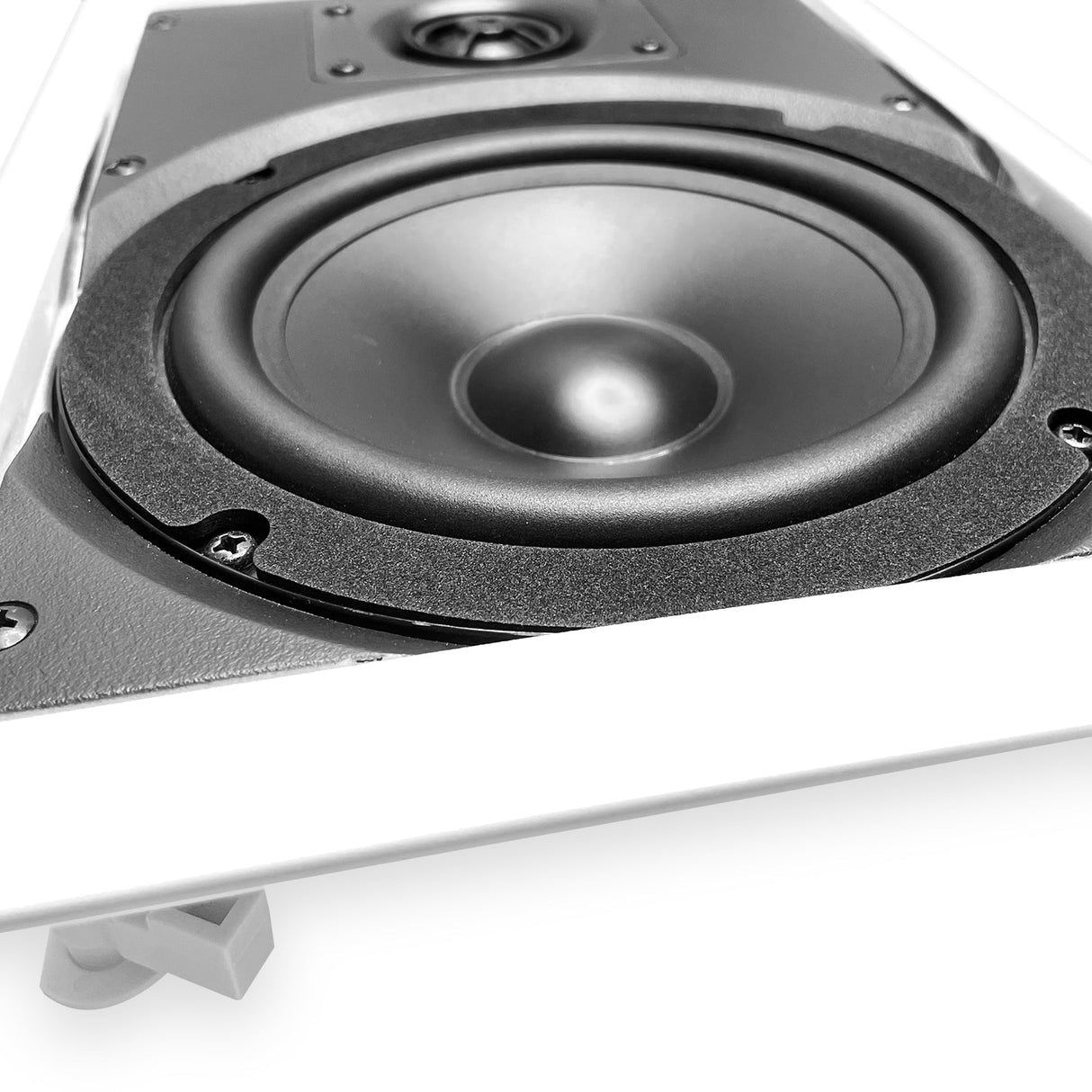 Bio In-Wall 6.5" Home Audio Speaker with Rotatable 25mm Silk Dome Tweeter (1 Speaker) CT Sounds