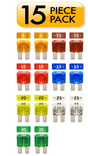 MINI-BLADE AUTOMOTIVE FUSE (15-PACK) TekShack