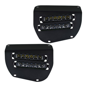 Dual Wide 8" LED Headlights for 2014+ Honda Rancher, Foreman, Rubicon Vessel Powersports