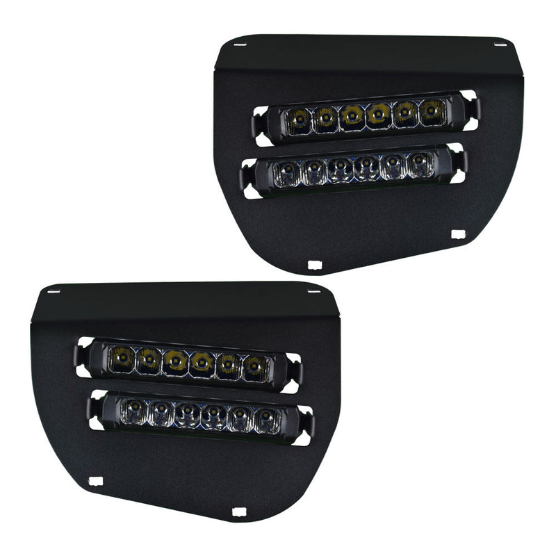 Dual Wide 8" LED Headlights for 2014+ Honda Rancher, Foreman, Rubicon Vessel Powersports