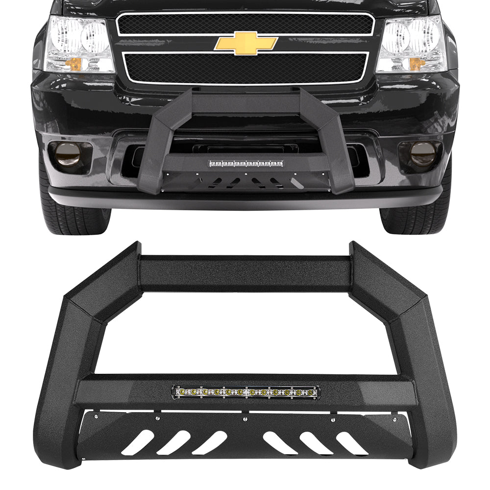 Black Bull Bar LED for 2007-2018 Chevy/GMC 1500 Truck & SUV Flashark