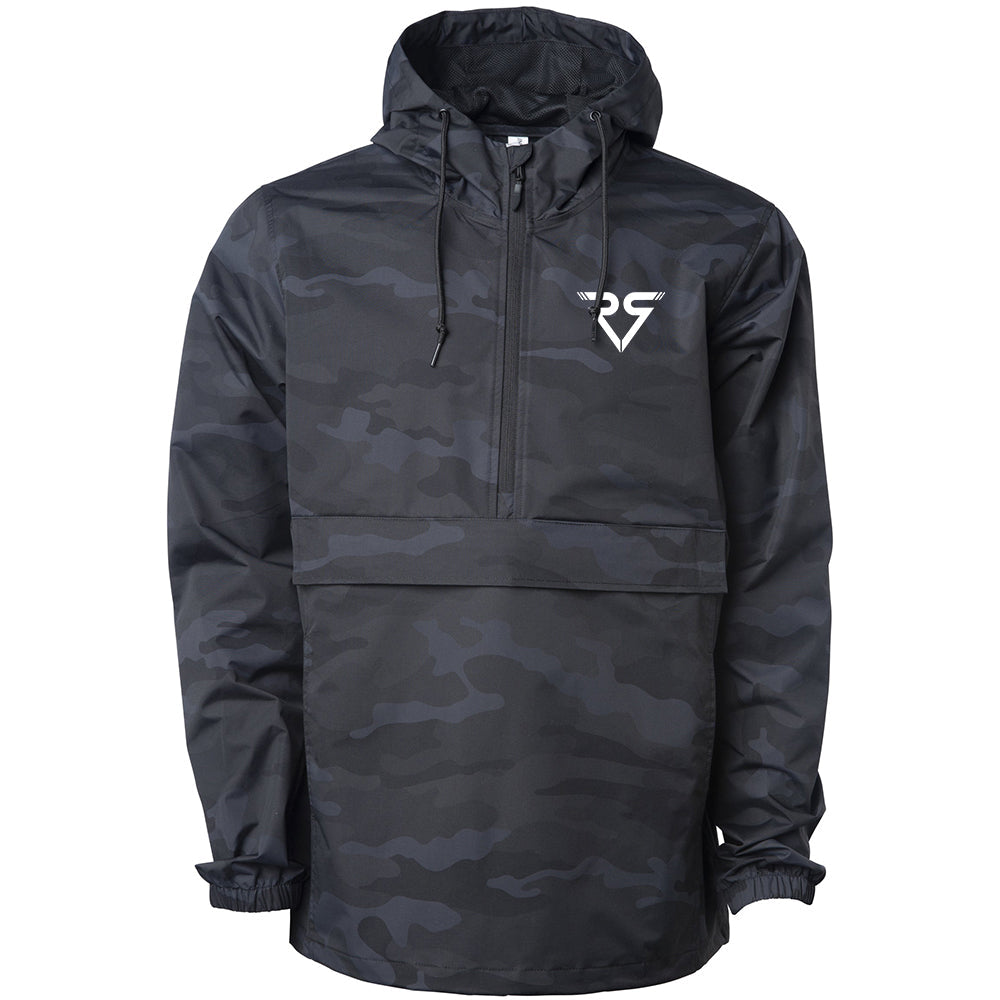 Vessel Powersports Embroidered Rain Jacket (Black Camo) Vessel Powersports