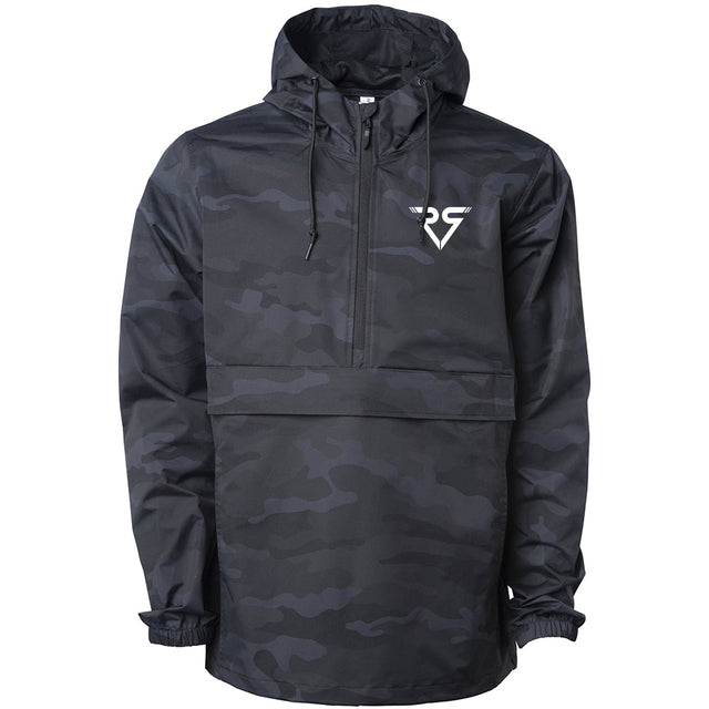 Vessel Powersports Embroidered Rain Jacket (Black Camo) Vessel Powersports
