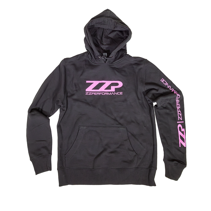 ZZP Black Classic Logo Hoodie