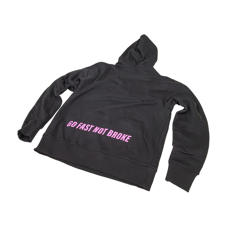 ZZP Black Classic Logo Hoodie