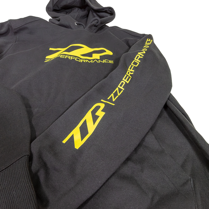 ZZP Black Classic Logo Hoodie