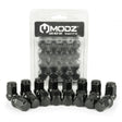 MODZ Black Golf Cart Lug Nuts Pack of 16