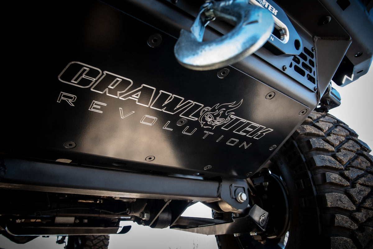 Blaze Front Skid Plate w/ Winch Mount | Ford Bronco (21-26) CrawlTek Revolution