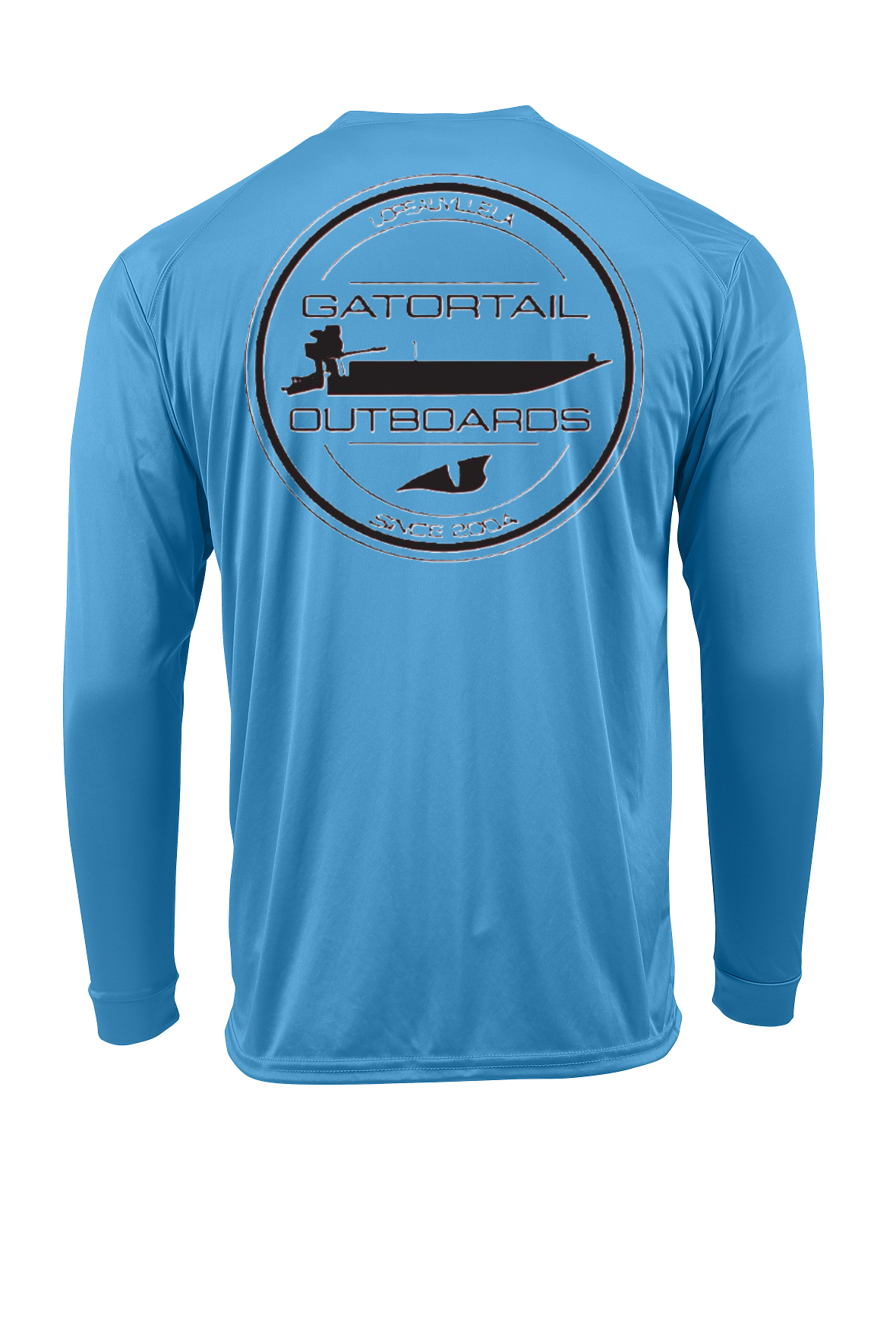 Boat Logo Gatortail Long Sleeve Dri-Fit (Bimini Blue)