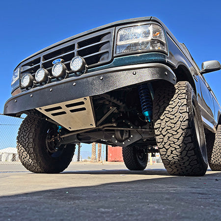 Desolate Motorsports 2WD F250/350 Bolt-On Front Skid Plate - 1992-1997 Ford F250/F350