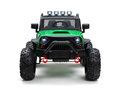 BOOM BOOM The BUFFALO Children's Off-Road Kids Car 24V 4X4 Ride-On Toy with 2 Seats Magic Cars Parental Remote Control - Perfect Present for Little Boys and Girls
