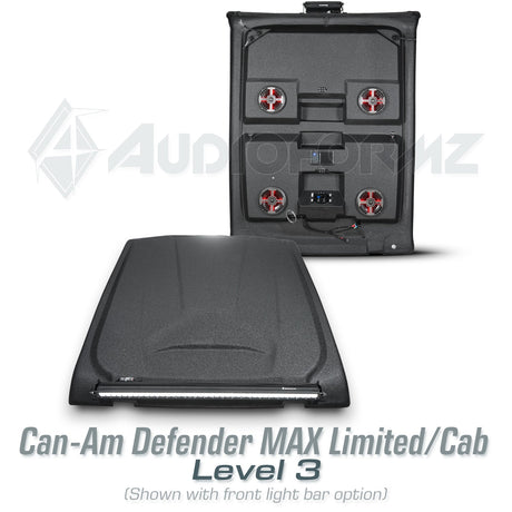 2016-2025 Can-Am Defender MAX HD7-HD10 Limited/Cab Stereo Tops (4-Door)