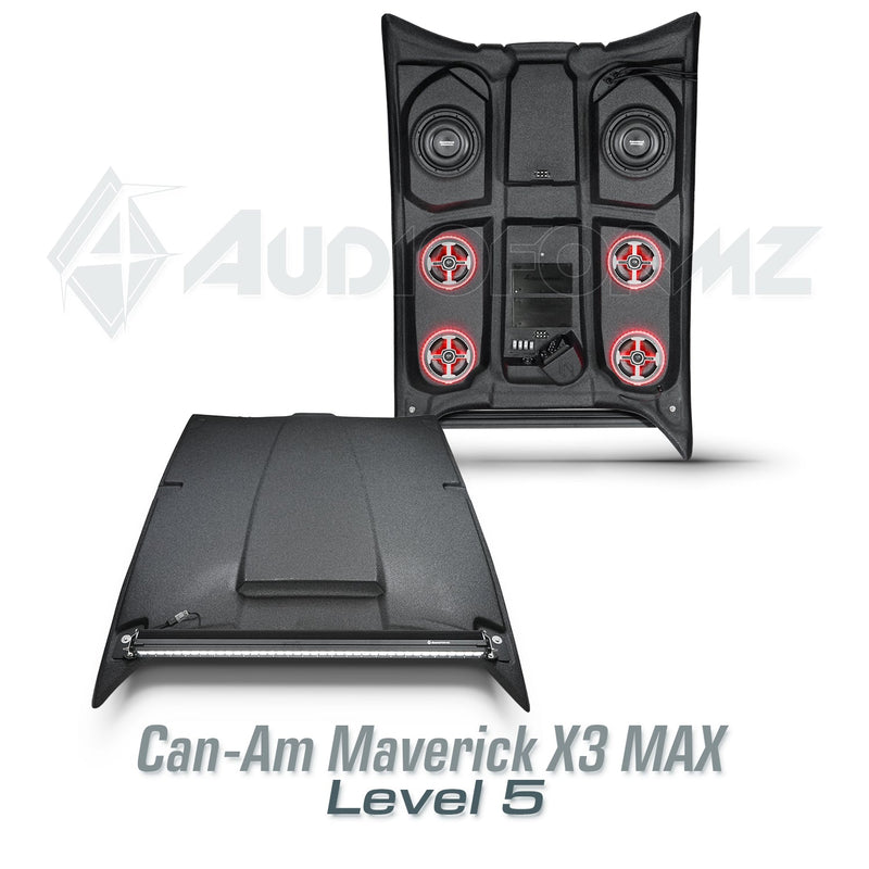 2017+ Can-Am Maverick X3 MAX Stereo Tops (4-Seat)