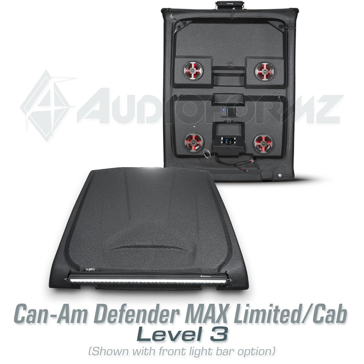 2026+ Can-Am Defender MAX HD11 Limited/Cab Stereo Tops (4-Door) Can-Am