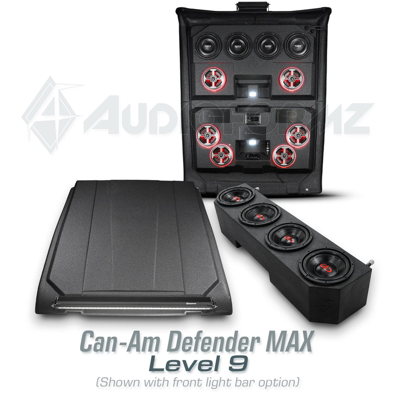 2016+ Can-Am Defender MAX HD7-HD10 Stereo Tops (4-Door)