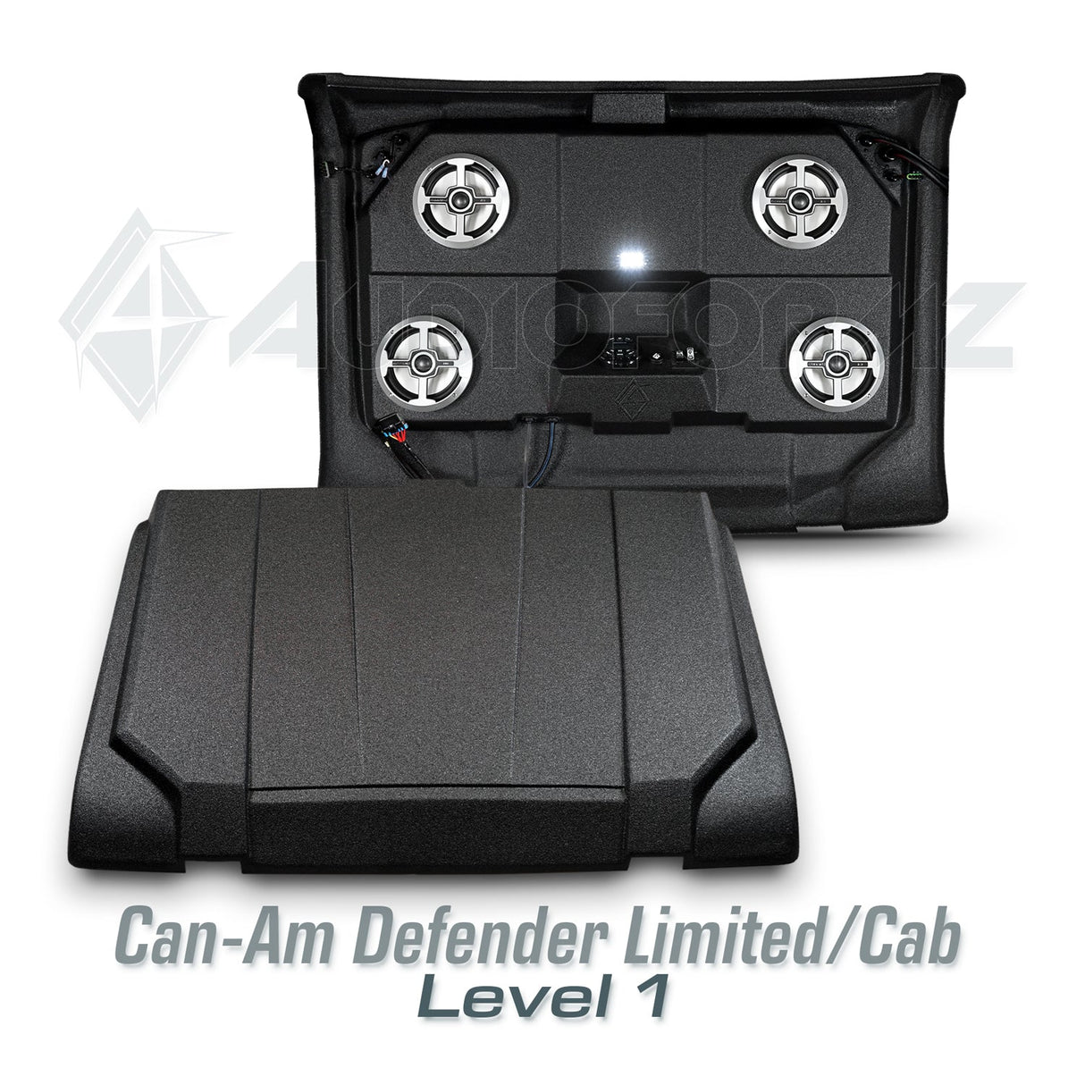 2026+ Can-Am Defender HD11 Limited/Cab Stereo Tops (2-Door)