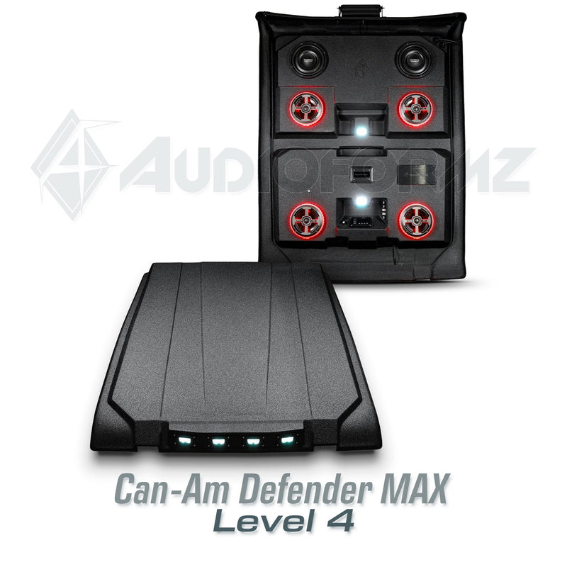 2026+ Can-Am Defender MAX HD11 Stereo Tops (4-Door)