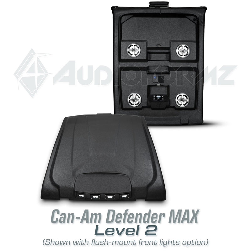2026+ Can-Am Defender MAX HD11 Stereo Tops (4-Door)