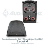 2021+ Can-Am Commander MAX / 2019+ Maverick Sport MAX Stereo Tops (4-Seat) Can-Am