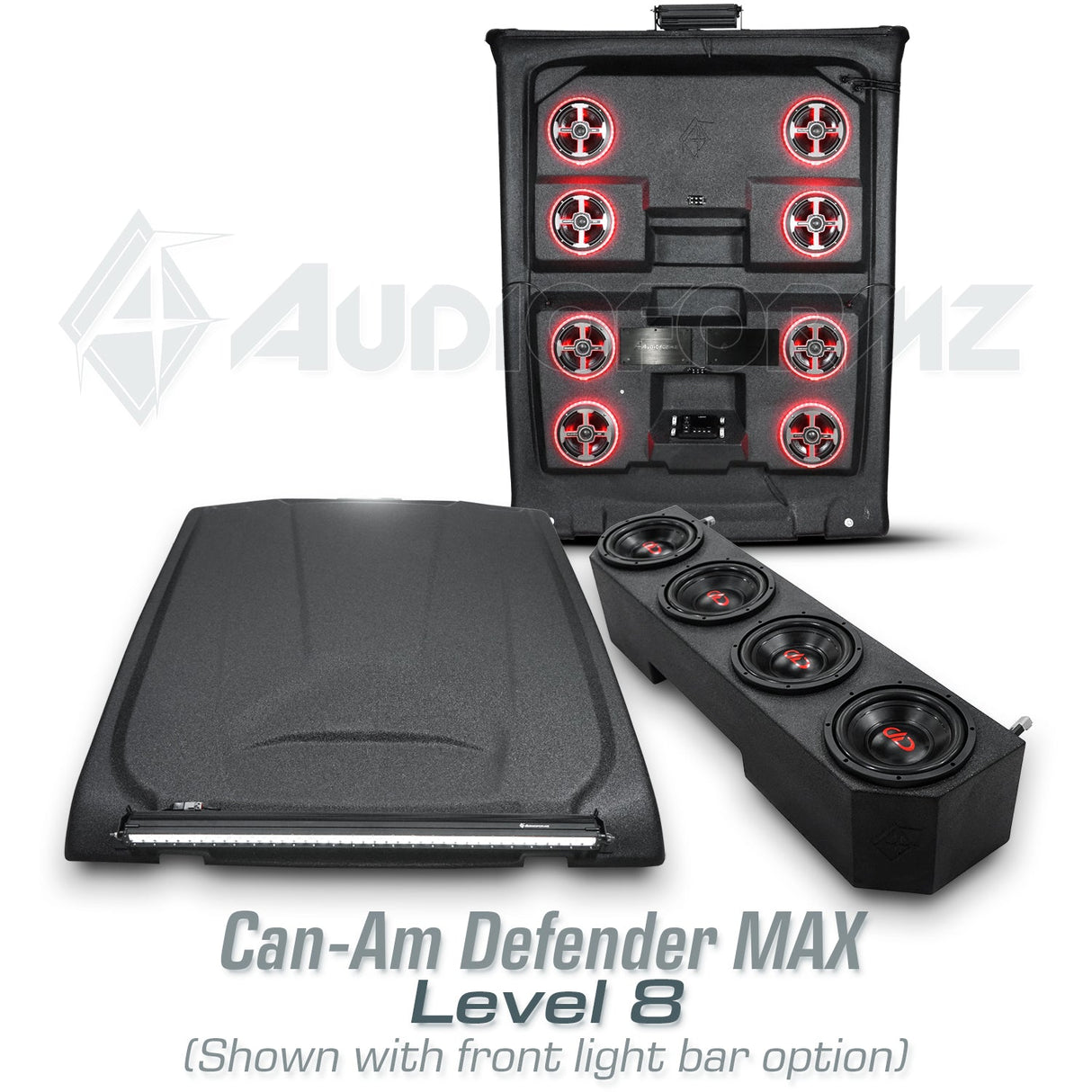 2016+ Can-Am Defender MAX HD7-HD10 Stereo Tops (4-Door)