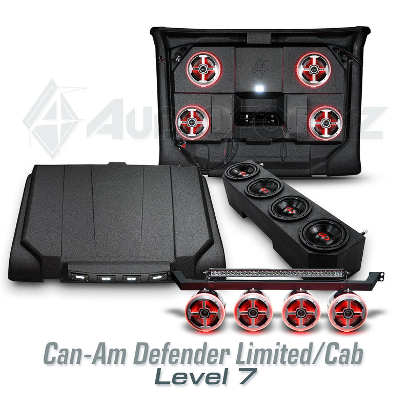 2016-2025 Can-Am Defender HD7-HD10 Limited/Cab Stereo Tops (2-Door)