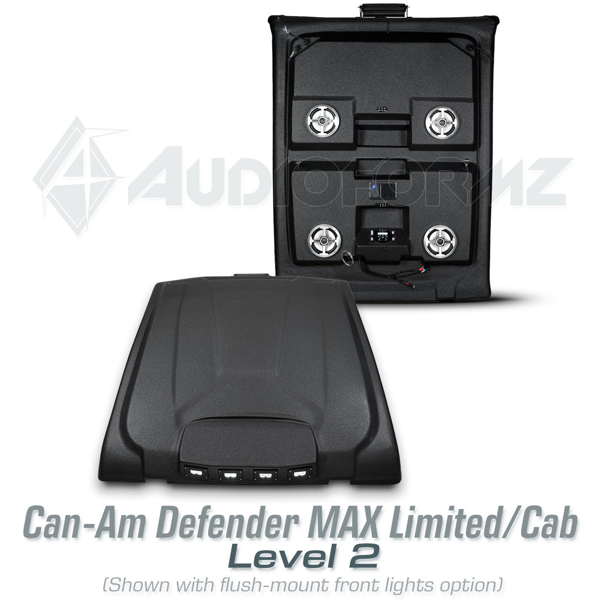 2026+ Can-Am Defender MAX HD11 Limited/Cab Stereo Tops (4-Door) Can-Am