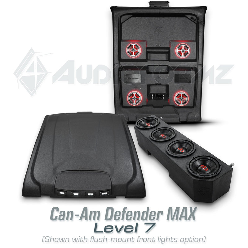 2016+ Can-Am Defender MAX HD7-HD10 Stereo Tops (4-Door)